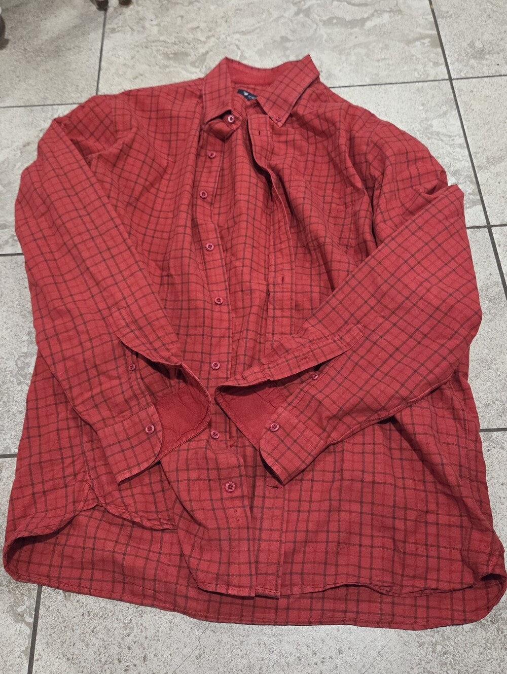 Daniel Cremieux Red Plaid Button-Down Shirt